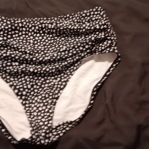 Victoria's Secret Black and White Polka Dot Bikini